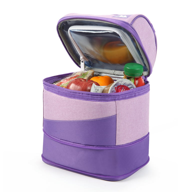 Arctic Zone Expandable Lunch Box with Thermal Insulation, Lavender Purple 