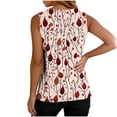 thumbnail image 5 of ZGRBOU Plus Size Floral Print Tank Tops for Women Summer Sleeveless V Neck T-Shirts Fashion Casual Loose Fit Tunics Shirts, 5 of 5