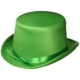 thumbnail image 2 of Loftus Adult Satin Ribbon Halloween Costume Top Hat, Green, One-Size (7.25"), 2 of 2