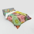 thumbnail image 3 of Ambesonne Vintage Bedding Set 3 Pcs, Rainbow Color Geometric, Twin, Multicolor, 3 of 3