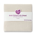 thumbnail image 3 of Parent's Choice Knit Cotton Fitted Crib Sheet, Birch, 3 of 6