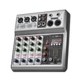 thumbnail image 1 of Professional Mixer,Sound Board Mixing Console With 5 Channel Digital USB Bluetooth Echo Delay Effect,Input 48V Stereo ,Smart Fader, 1 of 7