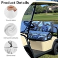 thumbnail image 6 of Uorisanigo Golf Cart Seat Covers Kit Colorful Sea Turtle Golf Cart Cushion Cover Anti-Hot Backrest and Seat Covers Universal Fit for EZGO RXV, Club Car DS, EZGO TXT, 6 of 7