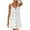 White, variant on IROINNID Sundress For Women Ladies Fashion Solid Color Loose Sleeveless Sling Button Dress V-Neck Knee-Length Dress