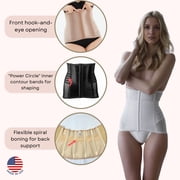 Shapette Powermesh Satin Panel Waist Cincher