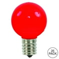 thumbnail image 2 of Vickerman G50 Red Ceramic LED Replacement Bulb, package of 25, 2 of 2