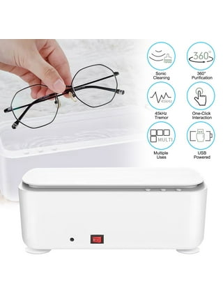 Ultrasonic Eyeglass Glasses Cleaner Cleaning Watch Jewelry