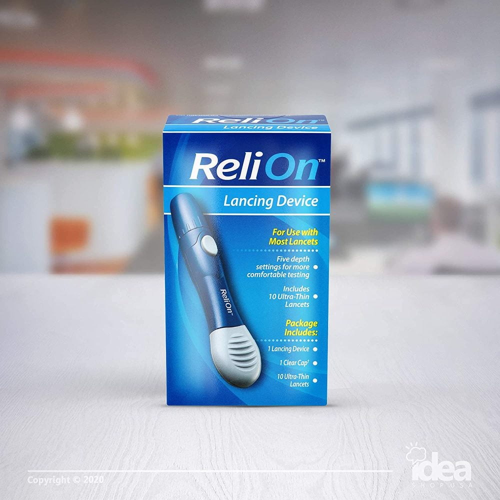 Buy ReliOn Lancing Device +Look After Your Diabetes Better Idea Guide