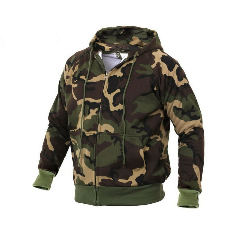 TENDERLOINテンダーロインRIPSTOP BDU HOODED CAMO Huntworth Shelton Men's ½ Zip Hunting Hooded Pullover with face