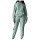 thumbnail image 2 of Puntoco Señoras Color Sólido Suéter Con Capucha Ropa De Trabajo Con Rayas Pantalones Casual Felpa Manga Larga Traje Con Capucha Liquidación Puntoco Puntoco-3966, 2 of 8