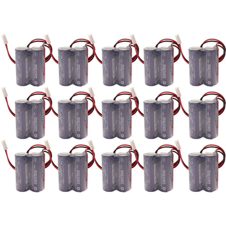 15 PCS CR17450-2WK27 / D80UB016170 3V Replacement PLC Battery 2*CR17450 battery pack for Mazak 2CR17450 3V battery