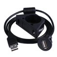 thumbnail image 3 of Universal Car USB Extension Extension Cable Dashboard Flush Mount for Car Radio Stereo Media Player - 1M, 3 of 5