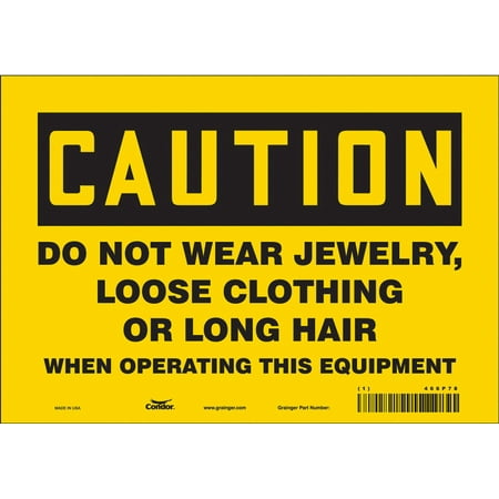 

Condor Safety Sign 7 inx10 in Vinyl 466P78 466P78 ZO-G5552677