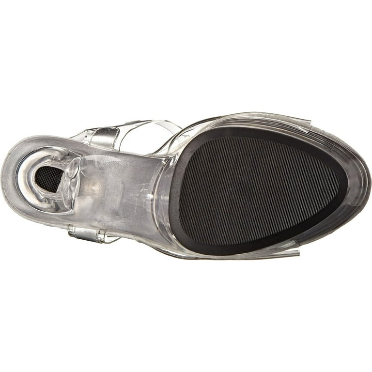 Morris Costumes Women's Brook Clear Platform High-Heel #601 Morris Costumes Women's Brook Clear Platform High-Heel #601