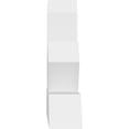 thumbnail image 3 of 36"W x 16 1/2"H x 4"D x 4"F, 11/12 Pitch, Saratoga Architectural Grade PVC Gable Bracket, 3 of 9