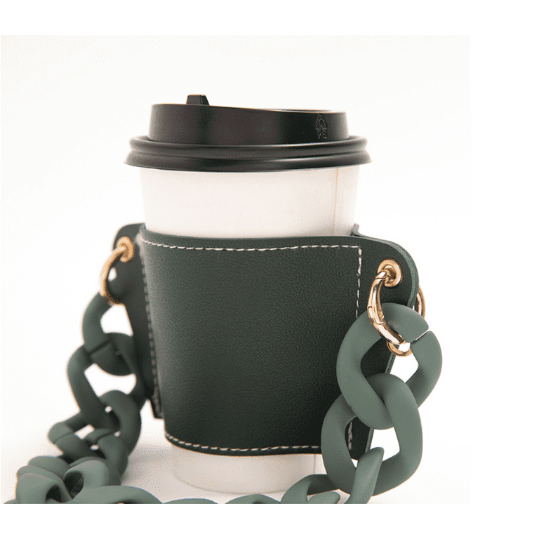 Scarlet Sleeve  Coffee Cup Sleeve with Chain Coffee Holder