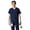 Navy, variant on Men's Brighton V-Neck 3-Pocket Scrub Top With Double Chest Pocket - Teal- M