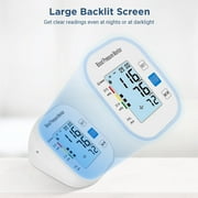 Cowin Blood Pressure Monitor Upper Arm Fit Reno Blood Pressure Cuff 8.7”- 15.7” Monitor Backlight Display HR Detection Digital BP Machine