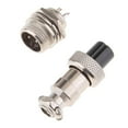 thumbnail image 4 of Empareje El Conector Del Cable De La Aviación Del Metal Del Panel Femenino Masculino Impermeable Del Par GX12 2Pins Sunnimix Enchufe de zócalo de aviación, 4 of 6