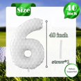 thumbnail image 2 of Globos con números de golf de 40 cm para fiesta temática deportiva de JUANBUDONG (6), 2 of 7