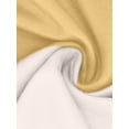 thumbnail image 2 of Women'S Oversized Fall Fashion 2025 Striped Color Block Long Sleeve Button V Neck Pullover Tops White & Yellow XL, 2 of 5