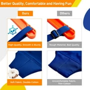 FUNLIO 2 in 1 Toddlers Heavy Duty Kids Swing & Bouncer Blue with 4 Sandbags and Baby Jumper Swing Set
