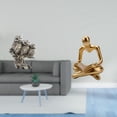thumbnail image 2 of Figuras de búho,Figuras de búho,animales artificiales,artesanías,decoración del hogar,Figura de pensador abstracto,Estatua de pensador abstracto,decoración para el hogar,Figura humana, 2 of 8