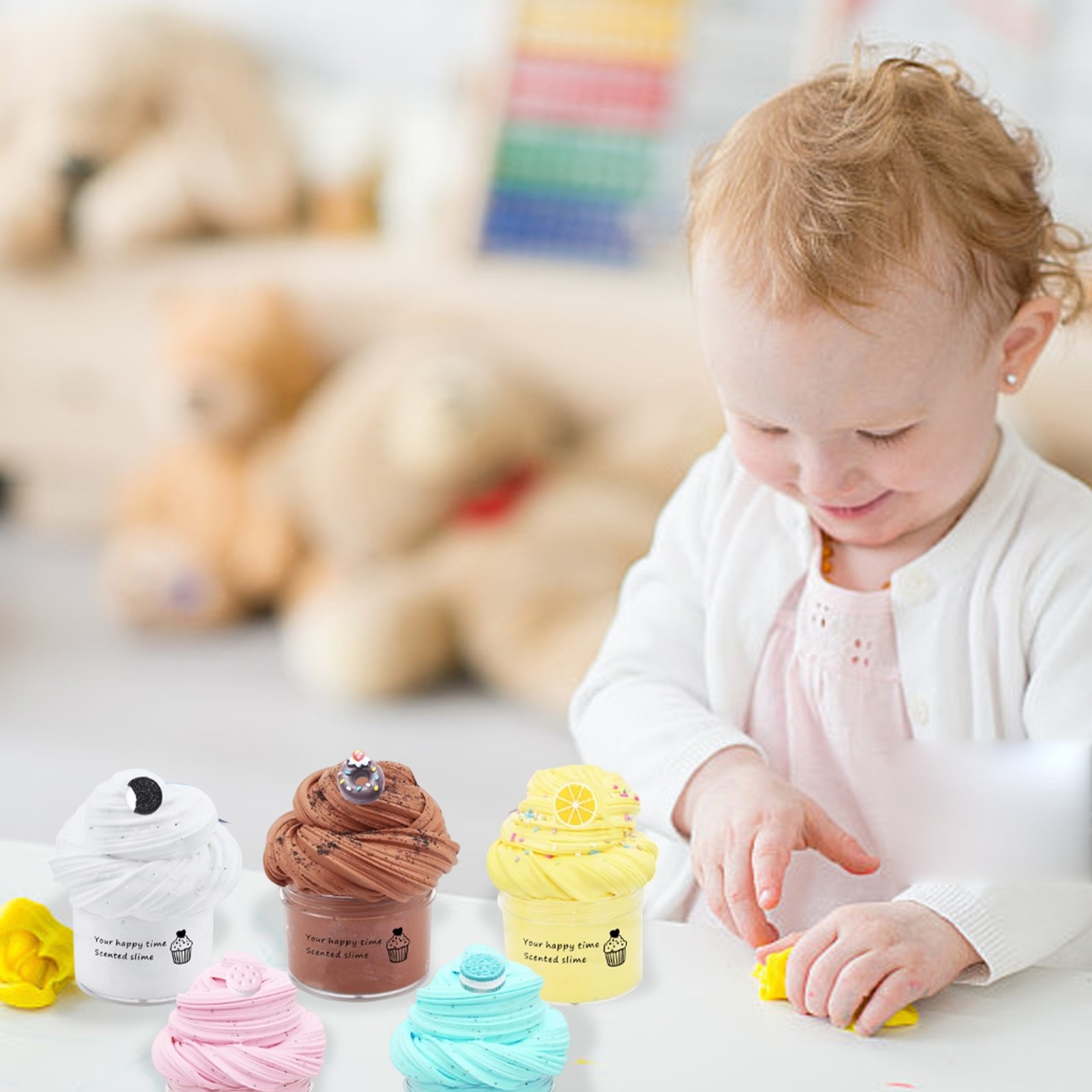 Modeling Clay Kit for Kids Sensory Development and Educational DIY Craft Projects 7PCS