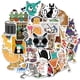 thumbnail image 2 of Cool stickers impermeables y protección solar 50 piezas de lindos stickers de dibujos animados de gatos, 2 of 5