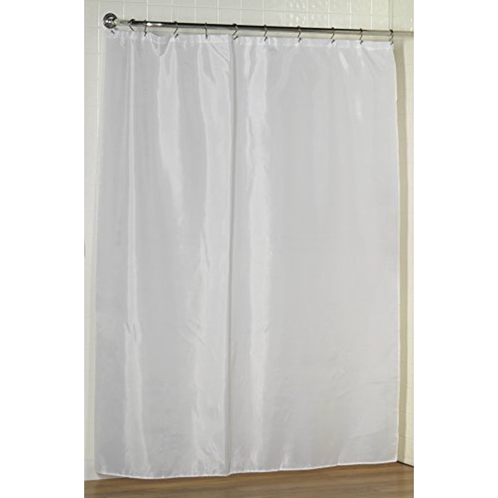 Royal Bath Extra Long Water Repellant Fabric Shower Curtain Liner with