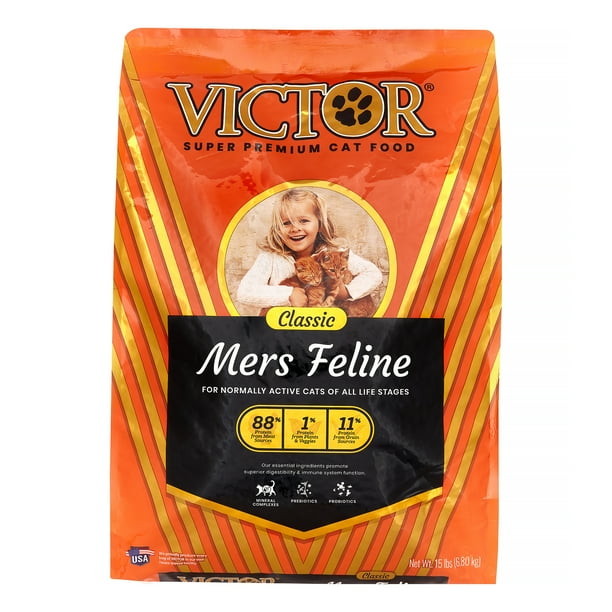 Victor Multi-Pro Mers Classic Dry Cat Food, 15 lb - Walmart.com