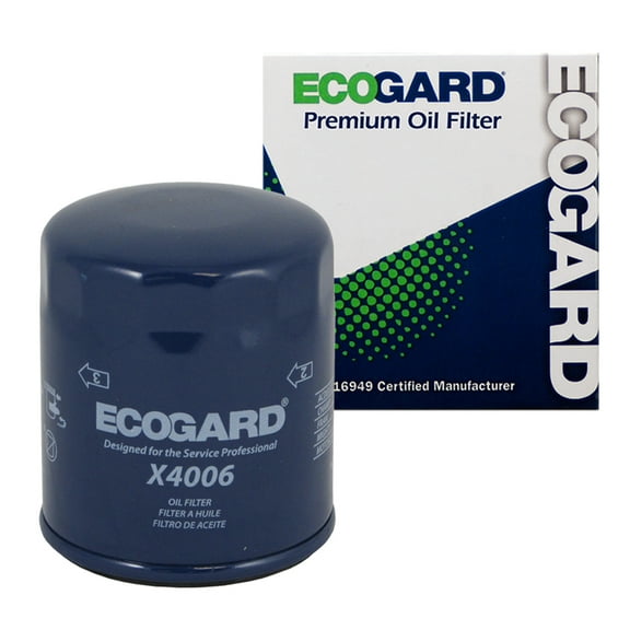 ECOGARD X4006 Premium Spin-On Engine Oil Filter for Conventional Oil Fits Chevrolet Silverado 1500 5.3L 1999-2006, Tahoe 5.3L 2003-2006, Silverado 1500 4.8L 1999-2006