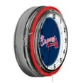 thumbnail image 2 of Imperial Atlanta Braves 18'' Neon Clock, 2 of 3
