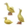thumbnail image 4 of Estatuas de de jardín de 3 piezas, figuritas de animales, artesanías, adornos de resina de simulación modernos, esculturas de al aire libre, 4 of 8