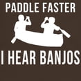 thumbnail image 3 of CafePress - Paddle Faster I Hear Banjos Dark T Shirt - Men's Classic Graphic Cotton T-Shirt, 3 of 4