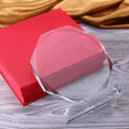 thumbnail image 4 of Crystal Glass Trophy Blank Crystal Trophy Medal Graduation Season Commemorative Ornaments Company Awards, 4 of 6
