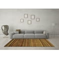 thumbnail image 3 of Ahgly Company Indoor Rectangle Oriental Brown Modern Area Rugs, 2' x 4', 3 of 4