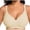 A108 Beige, variant on Xdegoge Wirefree Comfort Bra for Women Seamless Smoothing Bralette with Scalloped Edges Lightly Lined Molded Cup Everyday Invisible Bra for T-Shirt and Low Cut Tops