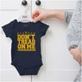 thumbnail image 5 of Dont Tread On Me United States Navy Romper Boys or Girls Infant Baby Brisco Brands 12M, 5 of 6