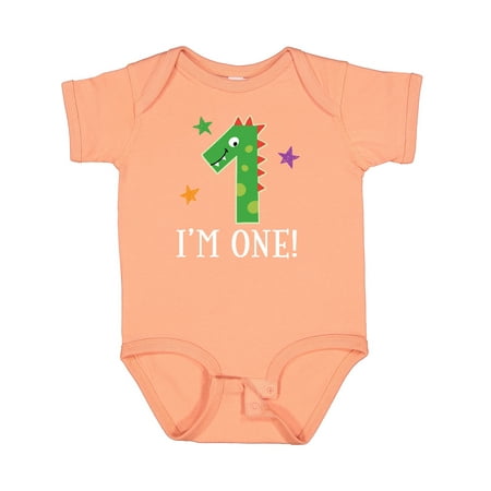 

Inktastic 1st Birthday Dinosaur Party Gift Baby Boy or Baby Girl Bodysuit