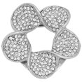 thumbnail image 1 of Brooch Pin Flower Twist Shape Sparkling Rhinestones Imitation Pearls Decor Scarf Buckle Sweaters Collars Hats Bags Coats Scarves Accessory, 1 of 8