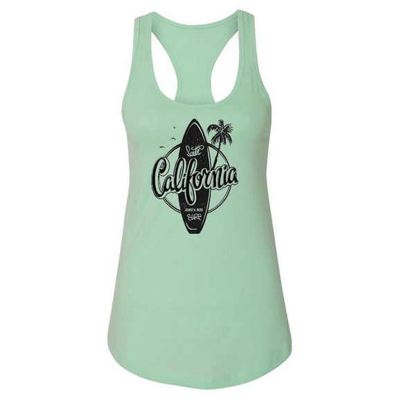 Surf Board California Tank Women -Image by Shutterstock, Female Medium