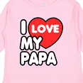 thumbnail image 4 of Inktastic I Love My Papa Boys or Girls Long Sleeve Toddler T-Shirt, 4 of 5