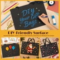 thumbnail image 4 of 3pcs Extra Large Black Gift Bags with Handles, 15.7 x 11.3 x 5.5 in Reusable Big Paper Present Bags with Tissue Paper for Men, Birthday, Business or Holiday Use, 4 of 7