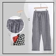 thumbnail image 5 of Baberdicy Pajama Pants Women Autumn Winter Plaid Printed Pants Full Length Long Trousers Sports Pants Women's Lingerie, Sleep & Lounge, 5 of 5