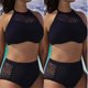 thumbnail image 4 of Traje de baño de talla grande para mujer, conjunto de Bikini con cuello Halter, sujetador Push Up, traje de baño de cintura alta, 4 of 4