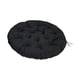thumbnail image 2 of Cojín colgante para silla de huevo, acolchado, redondo, 40 cm, transpirable. Negro, 2 of 8