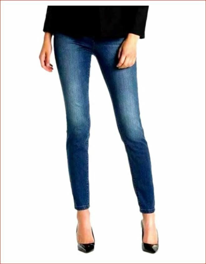 new E.TAHARI women jeans MR Skinny 
