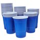 thumbnail image 5 of FELTECHELECTR 50 vasos de plástico desechables de 450 ml, vajilla para fiestas, juegos, cafeterías, bares y restaurantes (azul), 5 of 7