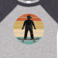 thumbnail image 4 of Inktastic Skateboarding Retro Sunset Skateboarder Boys Baby Bodysuit, 4 of 5